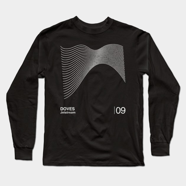 Jetstream / Minimalist Graphic Design Fan Artwork Long Sleeve T-Shirt by saudade